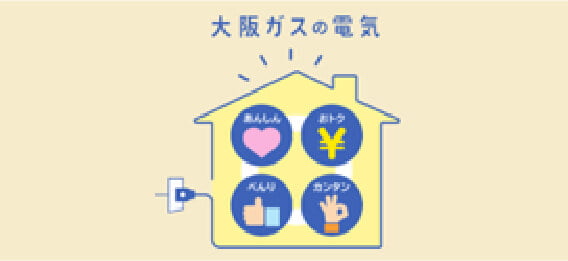 大阪ガスの電気